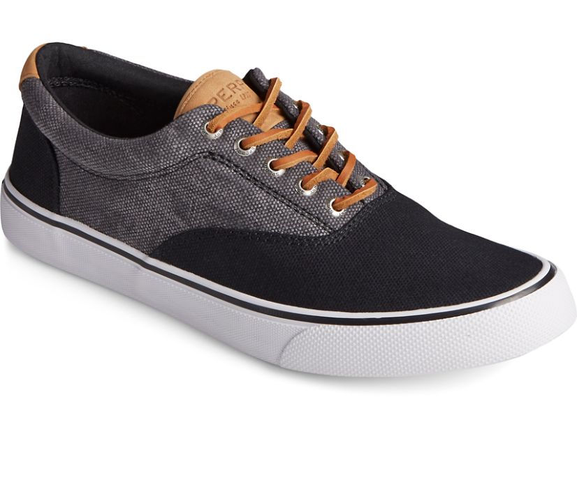 Zapatillas Sperry Striper II CVO Waxy Canvas Gris | AEWUDY370