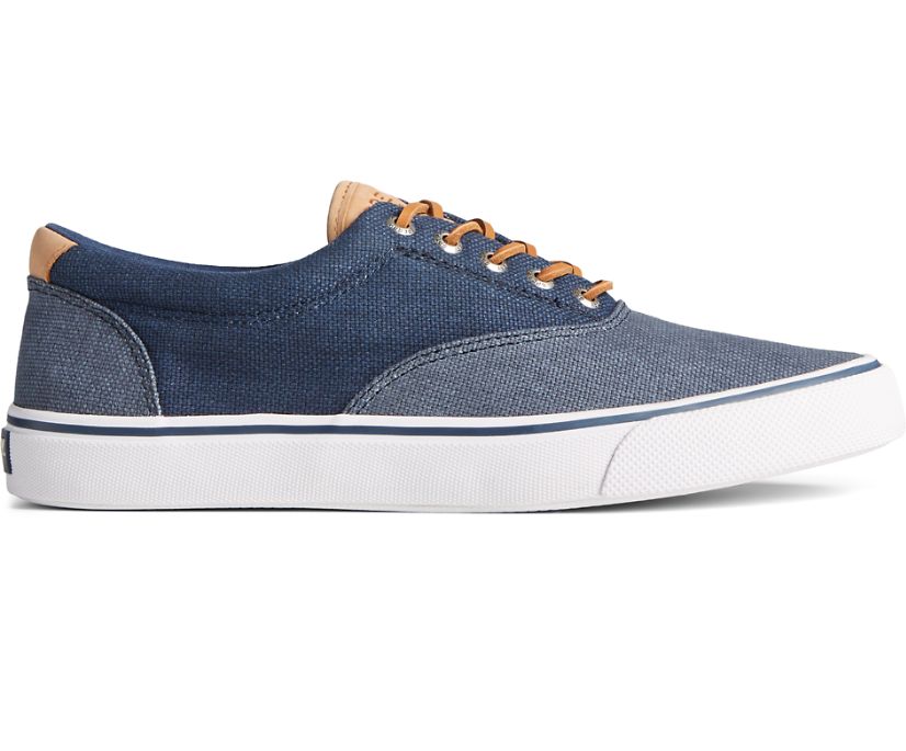 Zapatillas Sperry Striper II CVO Waxy Canvas Azul Marino | QDXCAK395