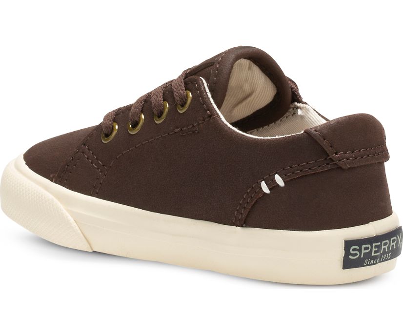 Zapatillas Sperry Striper II LTT Junior Negras Marrones | PACXET605