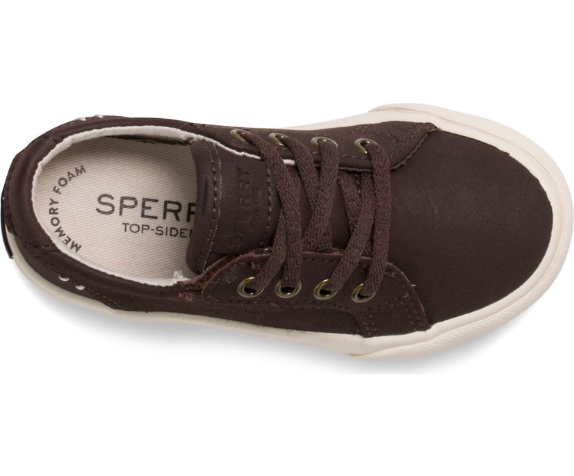 Zapatillas Sperry Striper II LTT Junior Negras Marrones | PACXET605