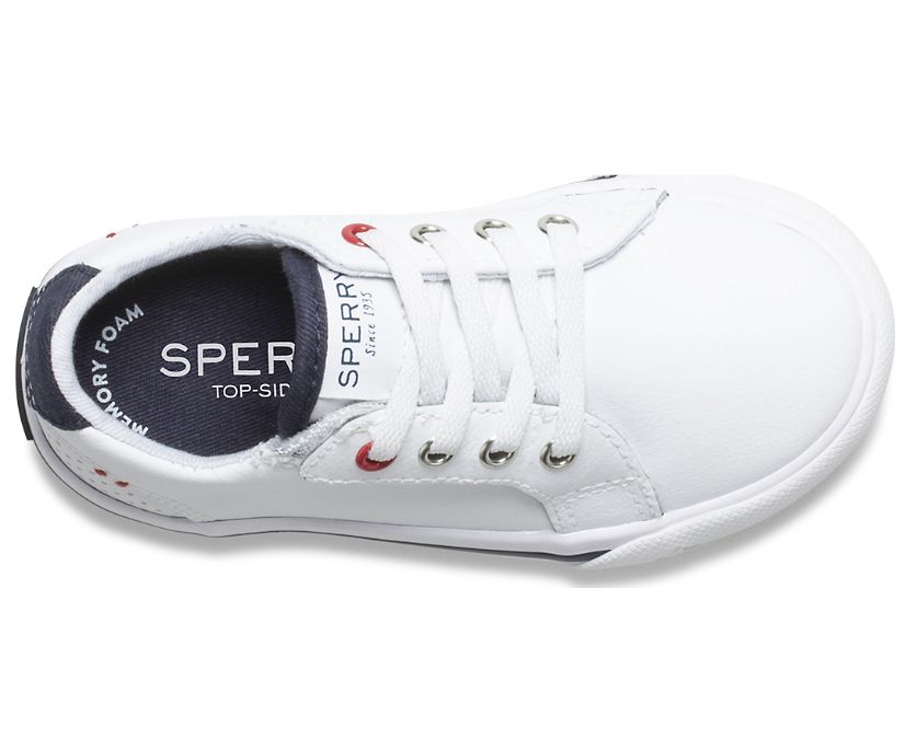 Zapatillas Sperry Striper II LTT Junior Blancas | PYNQSF873