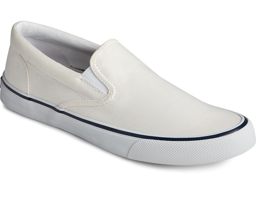 Zapatillas Sperry Striper II Slip On Blancas | TOKQZH649