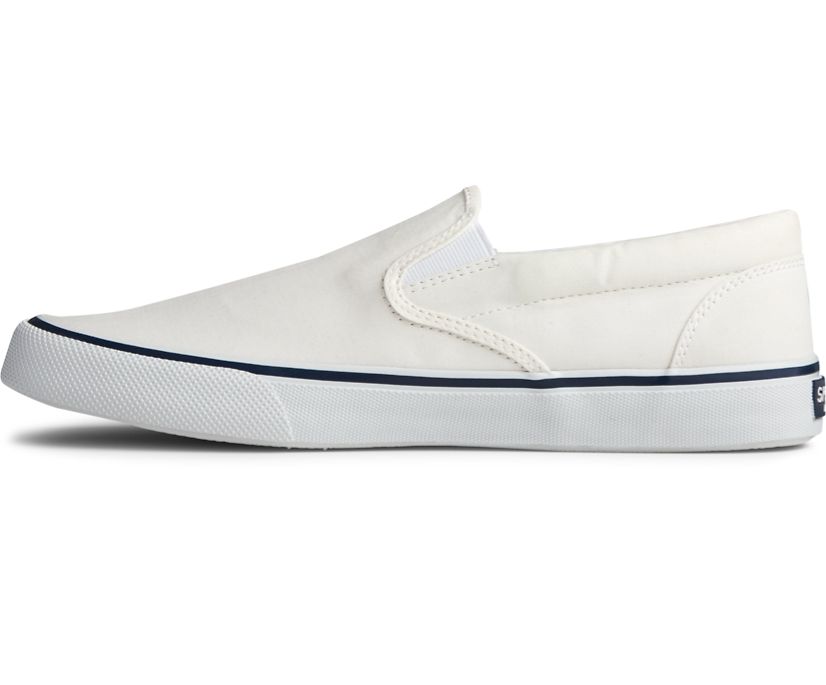 Zapatillas Sperry Striper II Slip On Blancas | TOKQZH649