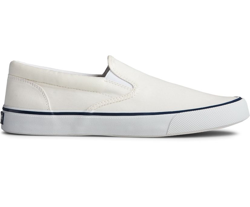 Zapatillas Sperry Striper II Slip On Blancas | TOKQZH649