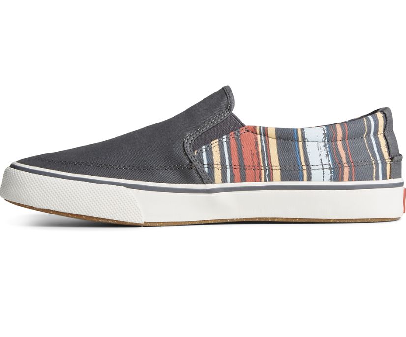 Zapatillas Sperry Striper II Slip On Negras | EPKNSY163