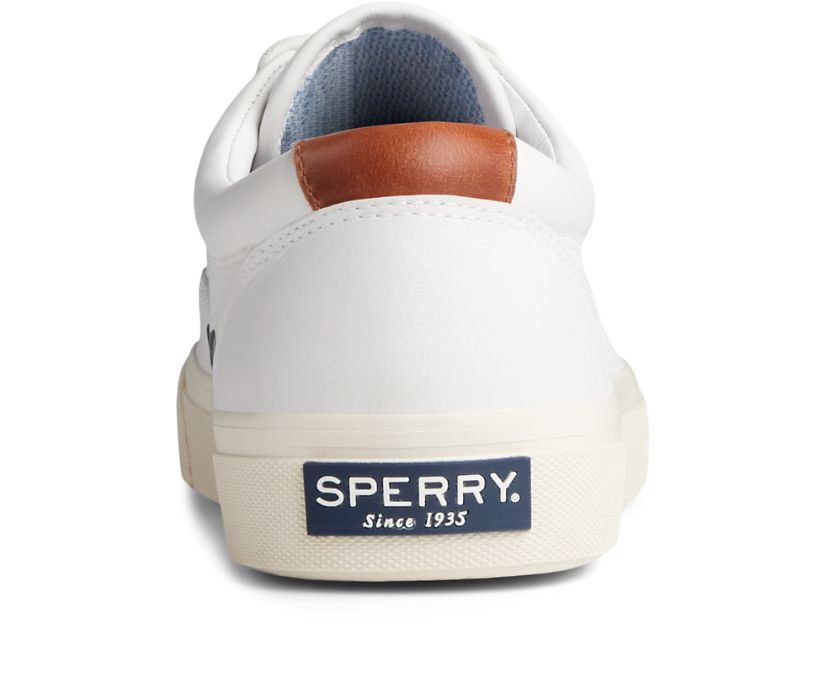 Zapatillas Sperry Striper PLUSHWAVE CVO Cuero Blancas | VBSXZD136