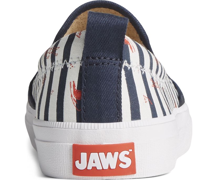 Zapatillas Sperry x JAWS Crest Twin Gore Stripe Slip On Azules | GAQJOF580