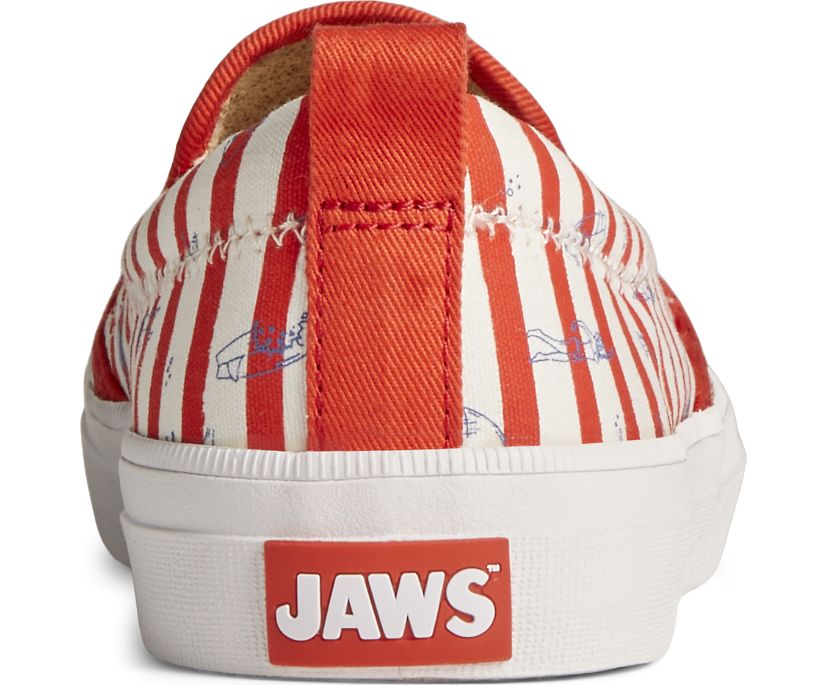 Zapatillas Sperry x JAWS Crest Twin Gore Stripe Slip On Rojas | HDJYGA512