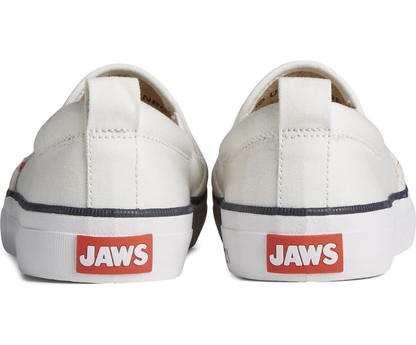 Zapatillas Sperry x JAWS Crest Twin Gore Poster Slip On Blancas | NZUJFI792