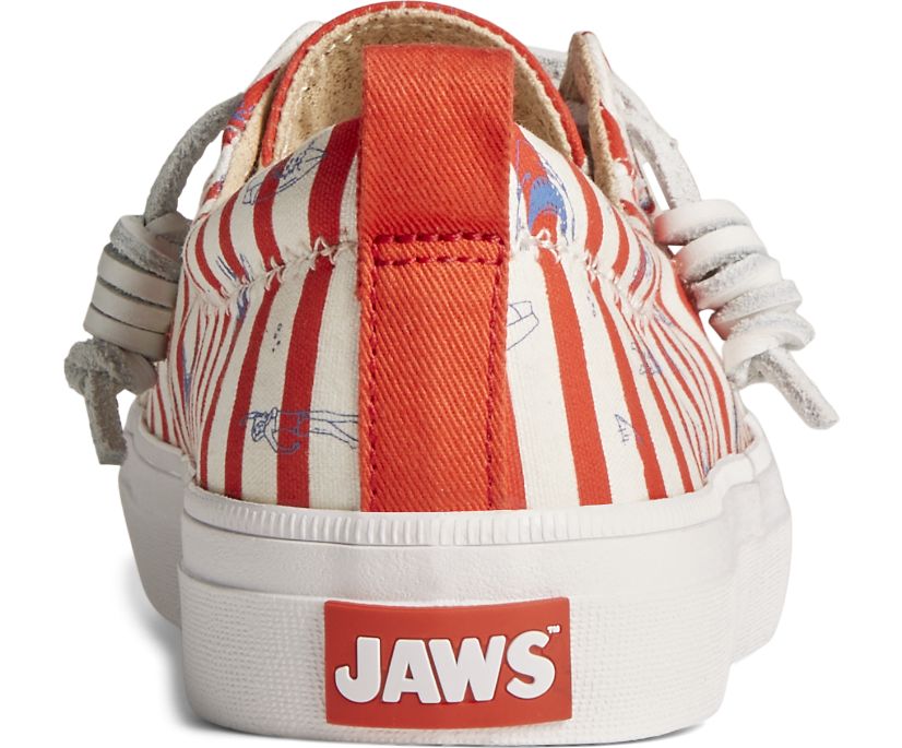 Zapatillas Sperry x JAWS Crest Vibe Stripe Rojas | LBVDQA528