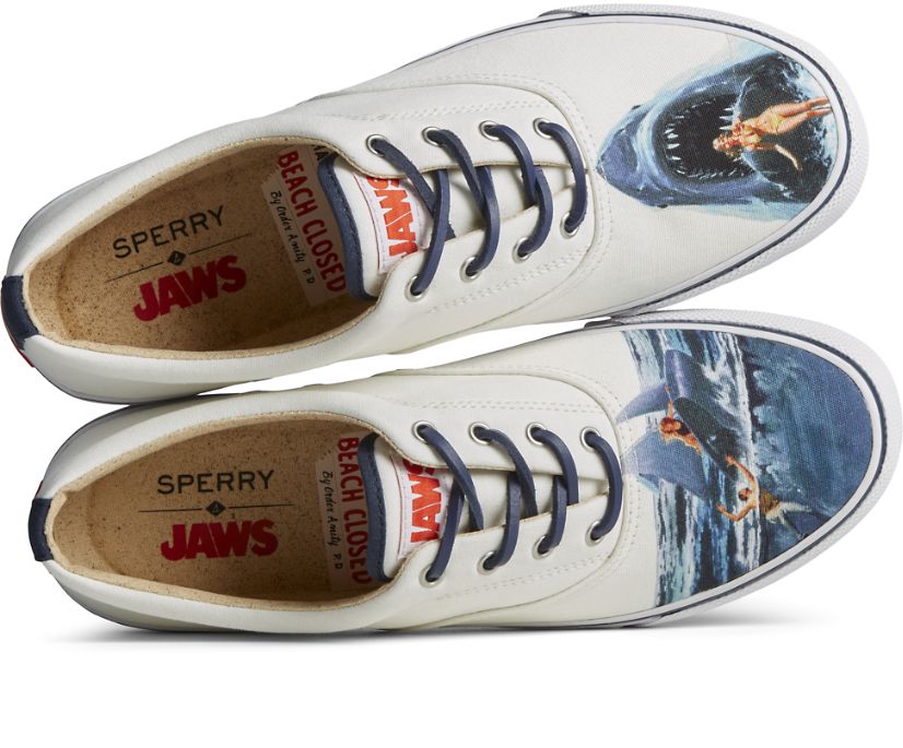 Zapatillas Sperry x JAWS Striper II CVO Blancas | RXLINJ859