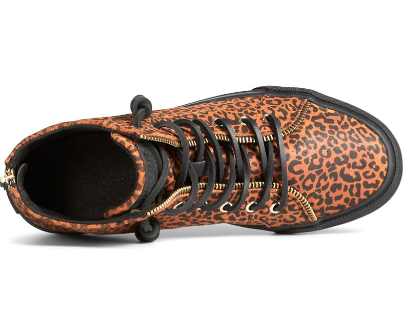 Zapatillas Sperry x Rebecca Minkoff High Top Leopardo | UBWVAT896