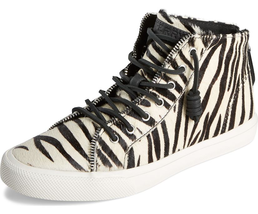 Zapatillas Sperry x Rebecca Minkoff High Top Negras Blancas | VUDMLY645