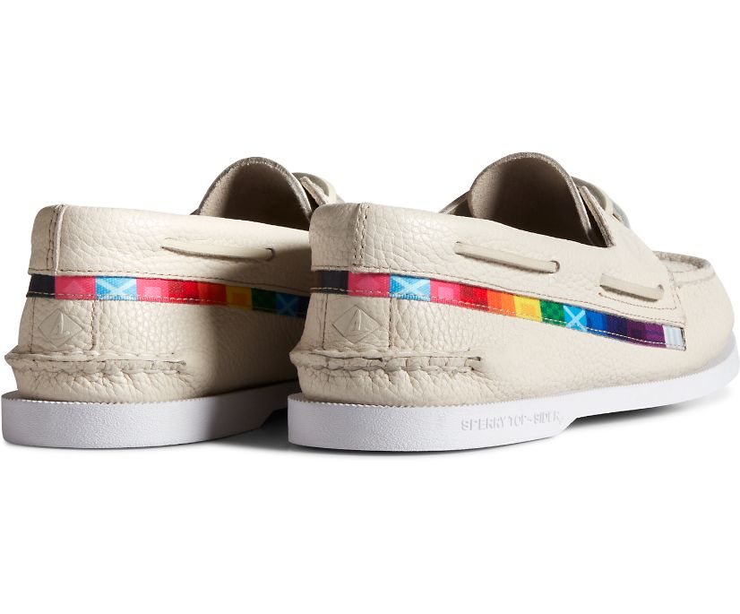 Zapatos del Barco Sperry Authentic Original Pride Blancas Multicolor | BKVMOU386