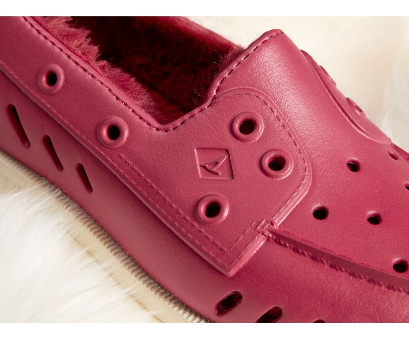 Zapatos del Barco Sperry Authentic Original Float Cozy Rojas | DPERAG574