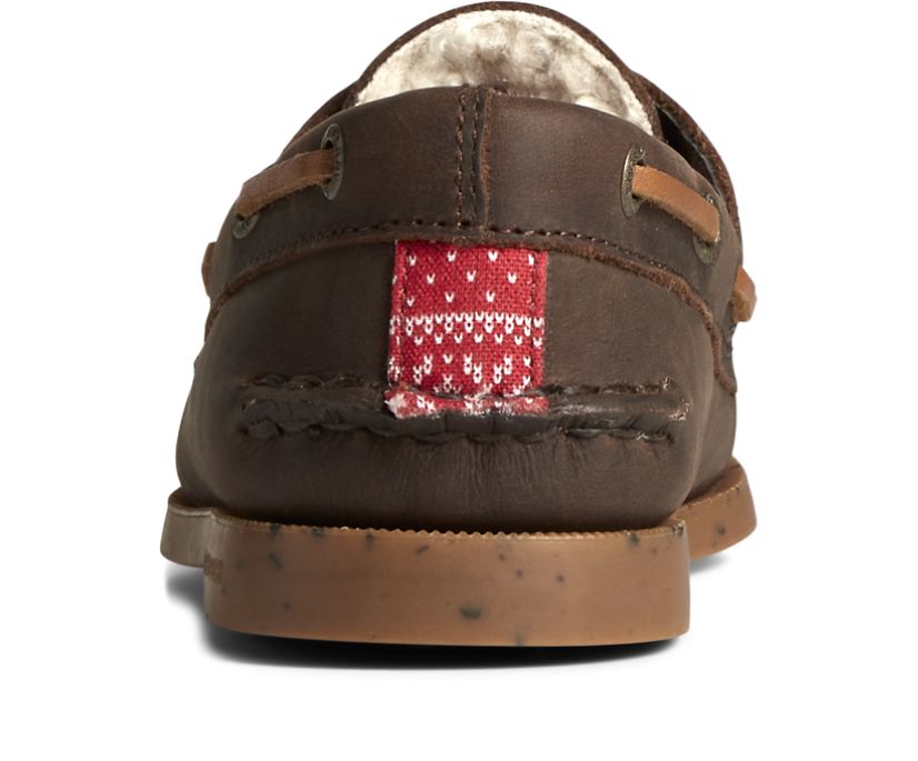 Zapatos del Barco Sperry Authentic Original Cozy Hot Cocoa Marrones | DRPYHZ695