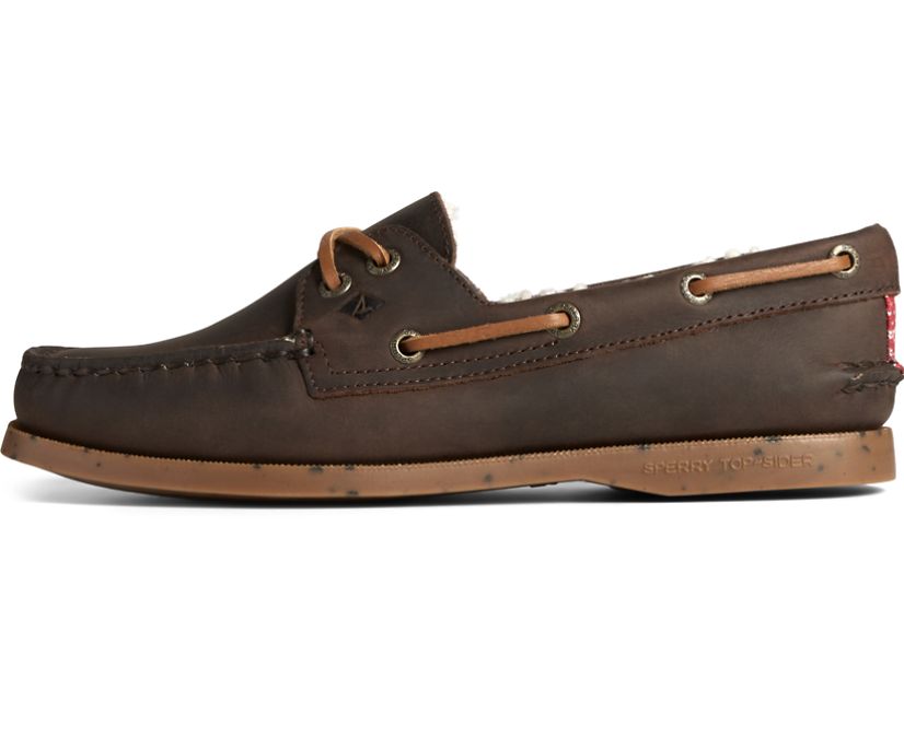 Zapatos del Barco Sperry Authentic Original Cozy Hot Cocoa Marrones | DRPYHZ695