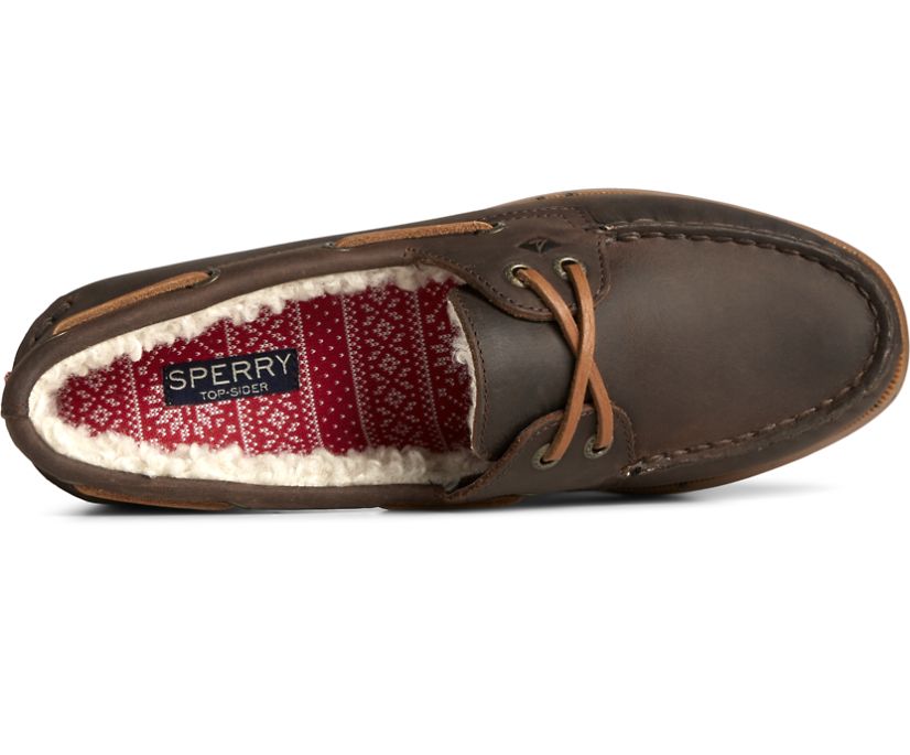 Zapatos del Barco Sperry Authentic Original Cozy Hot Cocoa Marrones | DRPYHZ695