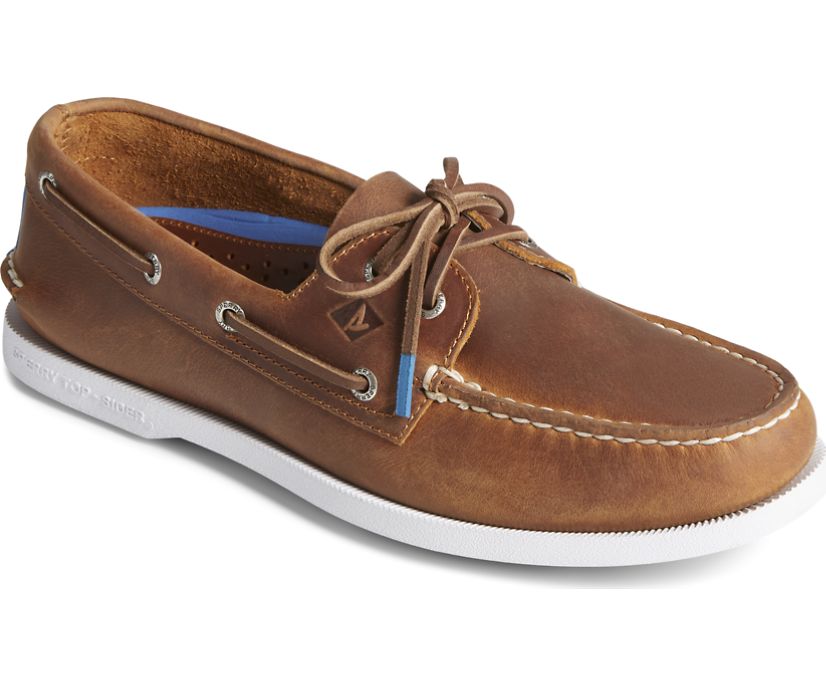 Zapatos del Barco Sperry Authentic Original Marrones | GUPOSI470