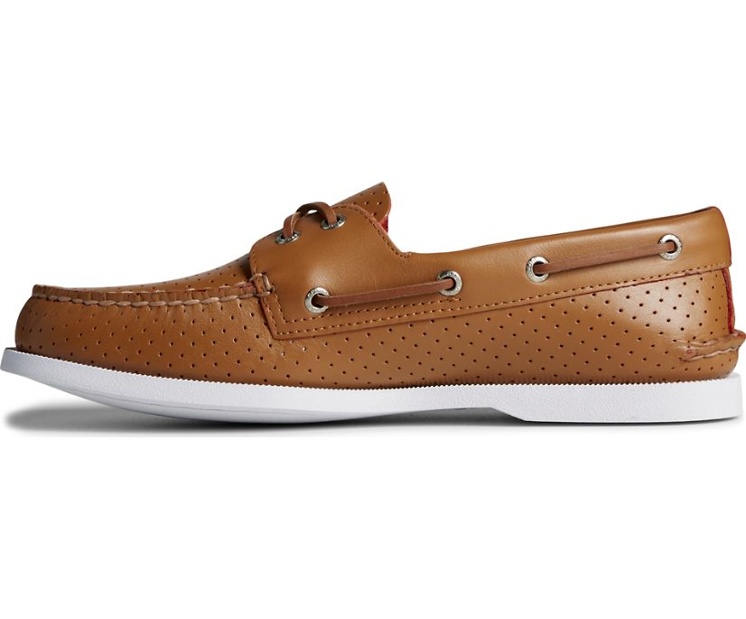 Zapatos del Barco Sperry Authentic Original 2-Eye Perforated Marrones | HKOBMG024