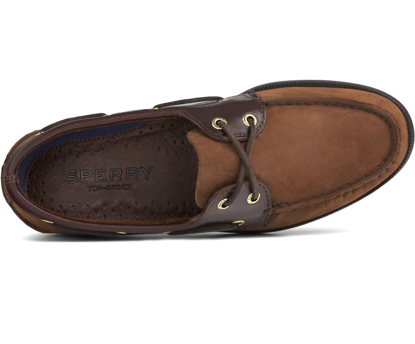 Zapatos del Barco Sperry Authentic Original Marrones Negras | HOIRNC237