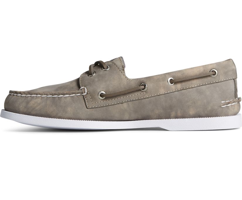 Zapatos del Barco Sperry Authentic Original Nubuck Kaki | KCEVMT625