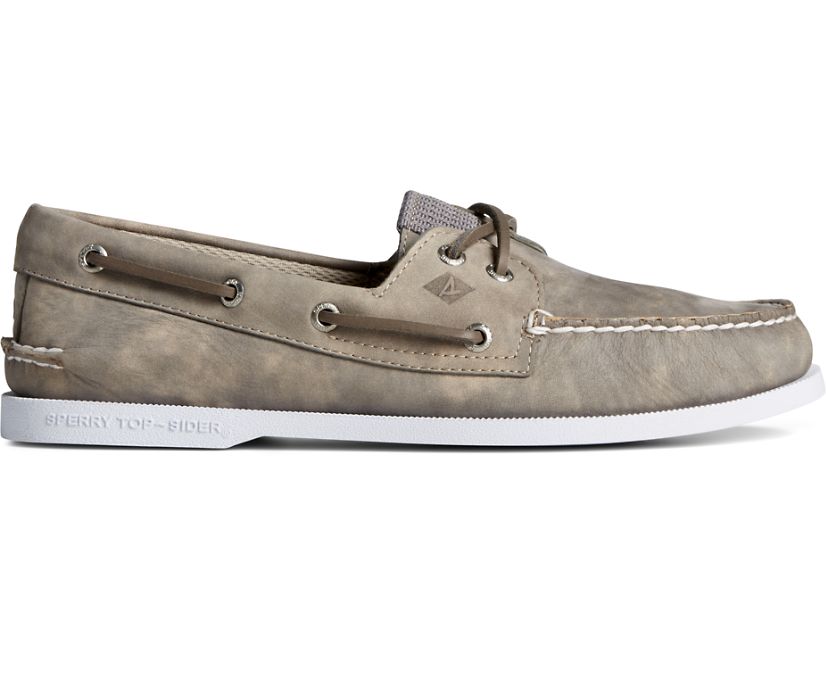 Zapatos del Barco Sperry Authentic Original Nubuck Kaki | KCEVMT625