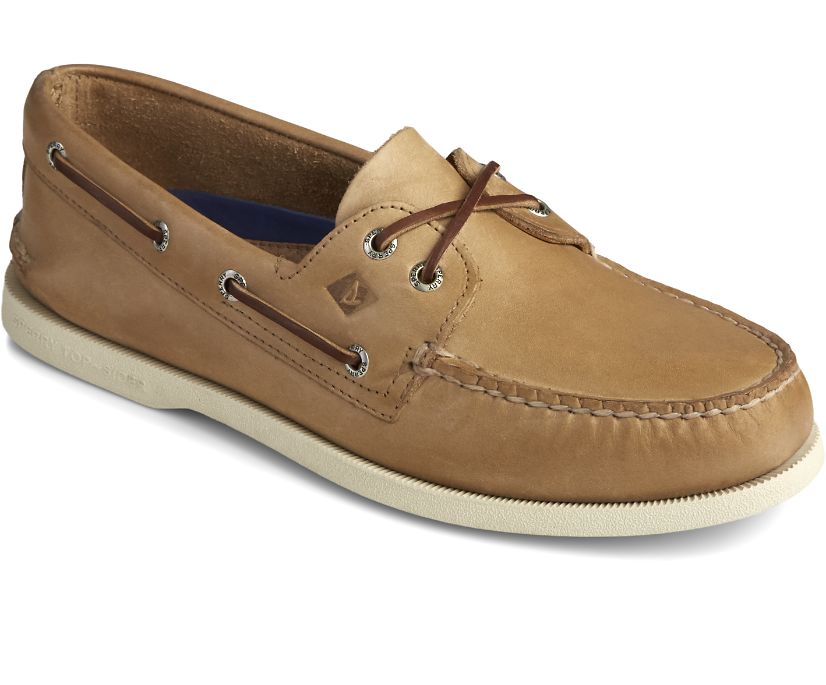 Zapatos del Barco Sperry Authentic Original Beige | KZIFGE594