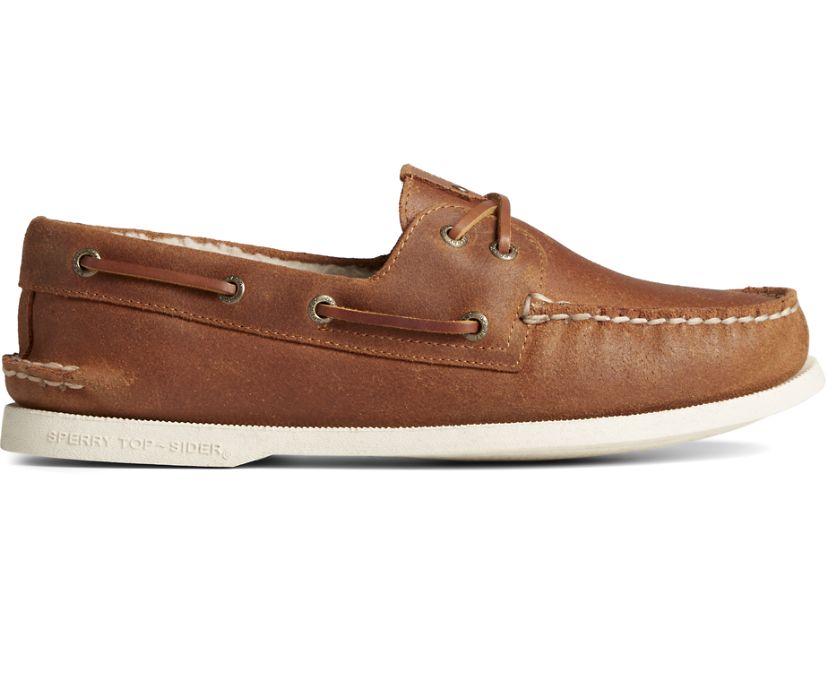 Zapatos del Barco Sperry Authentic Original Shearling Lana Marrones | OXYIZB764