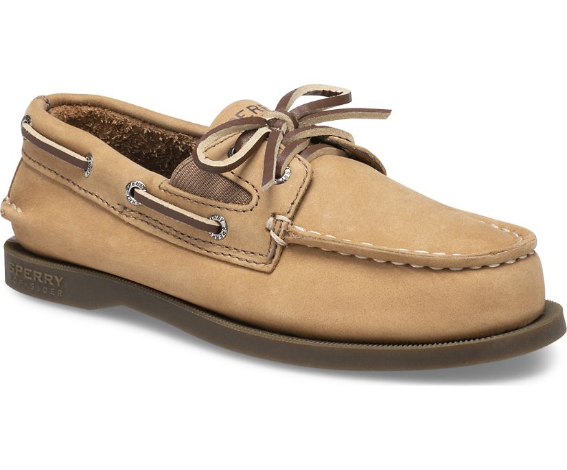 Zapatos del Barco Sperry Authentic Original Slip On Marrones | PKUEOV617