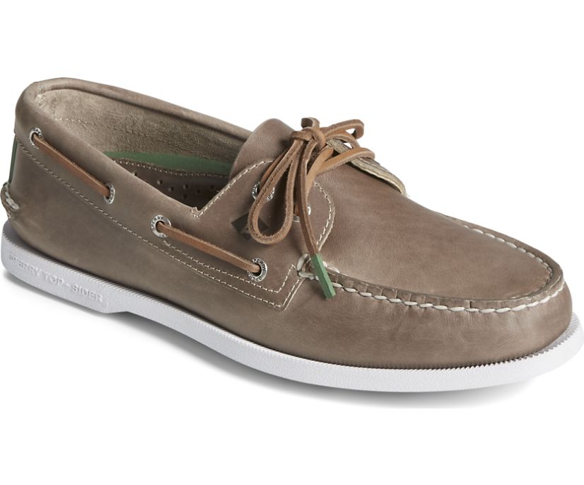 Zapatos del Barco Sperry Authentic Original Gris Marrones | SIQDZW410