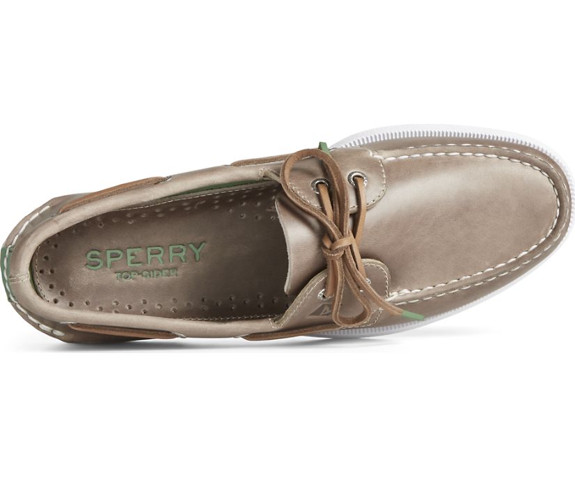 Zapatos del Barco Sperry Authentic Original Gris Marrones | SIQDZW410