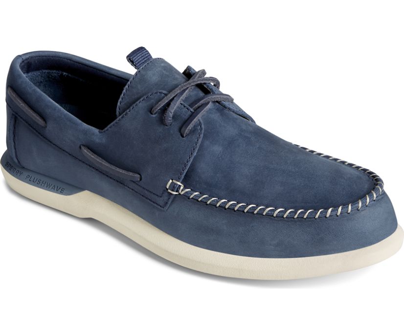 Zapatos del Barco Sperry Authentic Original PLUSHWAVE 2.0 Azul Marino | YUFWQX506