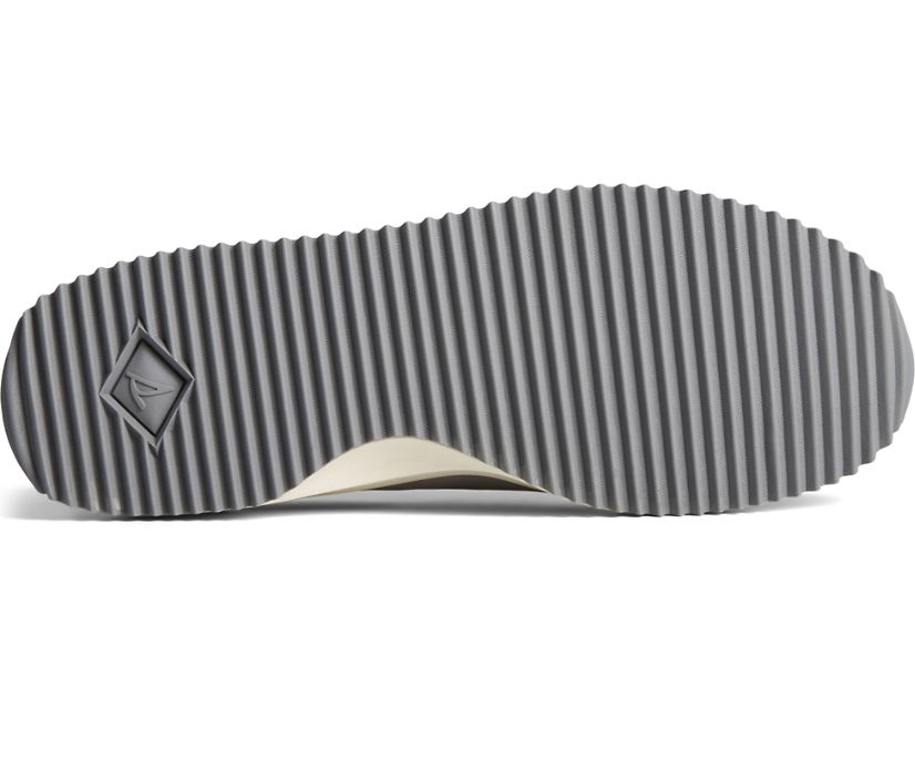 Zapatos del Barco Sperry Boat Runner Cuero Gris | EJWNZM057