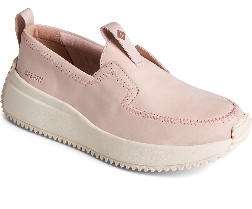 Zapatos del Barco Sperry Boat Runner Cuero Rosas | VOYPZA541