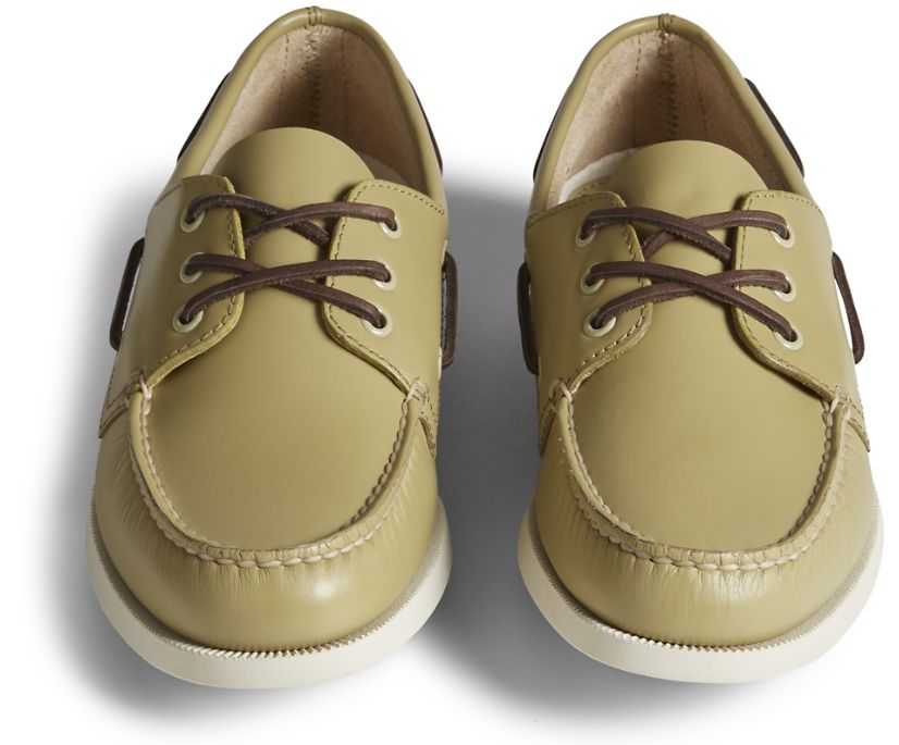 Zapatos del Barco Sperry Cloud Authentic Original 3-Eye Verde | AZGWVL086