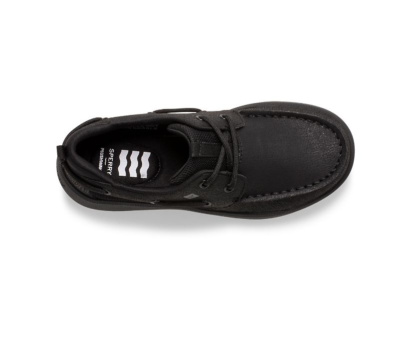 Zapatos del Barco Sperry Fairwater PLUSHWAVE Negras | ASIJEP804