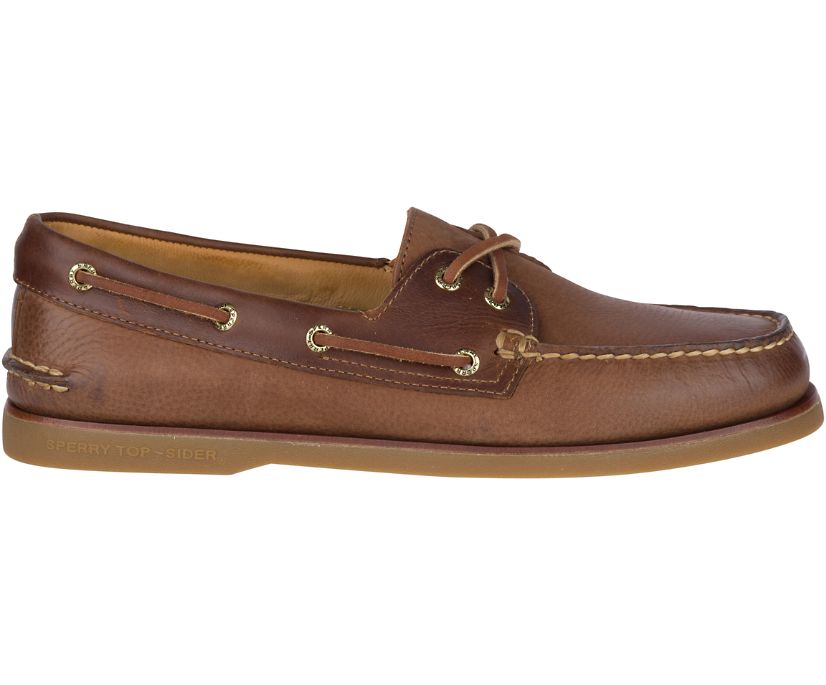 Zapatos del Barco Sperry Gold Cup Authentic Original Rivingston Marrones | BUXTEK028