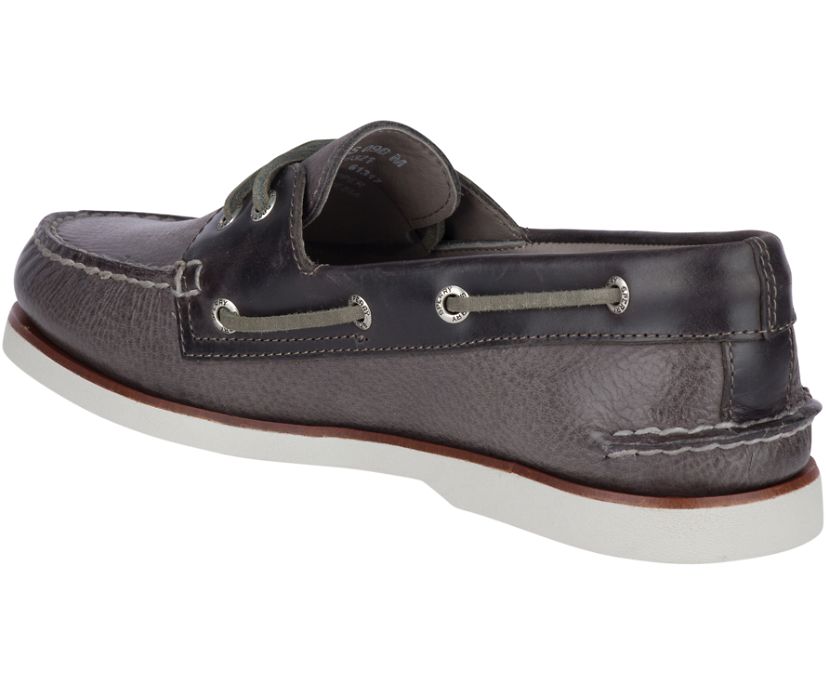 Zapatos del Barco Sperry Gold Cup Authentic Original Rivingston Gris | FEUPMO973