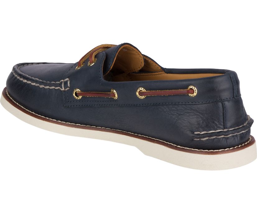 Zapatos del Barco Sperry Gold Cup Authentic Original Azul Marino | HFTJPQ798