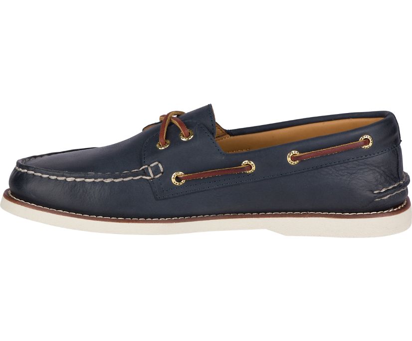 Zapatos del Barco Sperry Gold Cup Authentic Original Azul Marino | HFTJPQ798