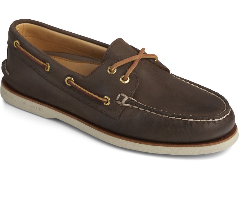 Zapatos del Barco Sperry Gold Cup Authentic Original Marrones | QSUDAE804