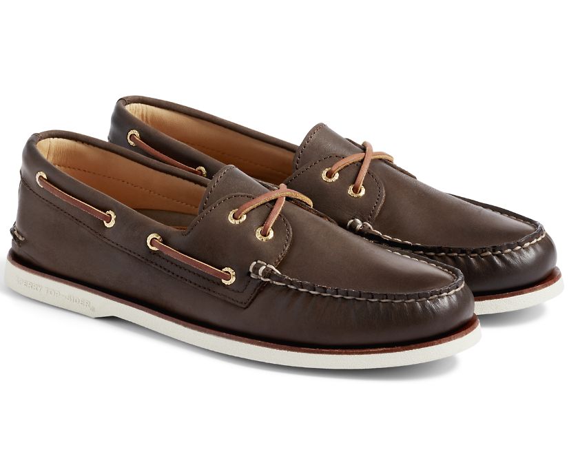 Zapatos del Barco Sperry Gold Cup Authentic Original Marrones | QSUDAE804