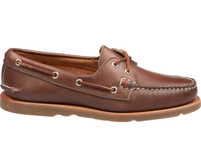 Zapatos del Barco Sperry Gold Cup Handcrafted in Maine Authentic Original Marrones | JRMPVY389