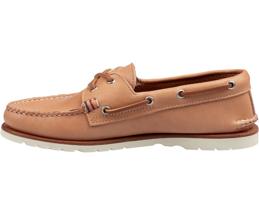 Zapatos del Barco Sperry Gold Cup Handcrafted in Maine Authentic Original Beige | JZRUWG053