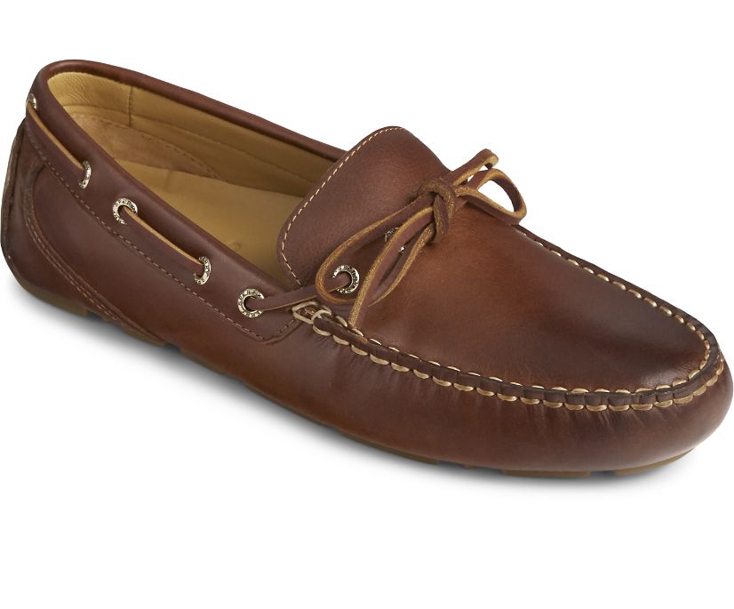 Zapatos del Barco Sperry Gold Cup Harpswell 1-Eye Driver Marrones | SYDOTX657