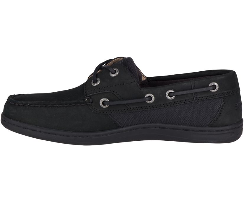 Zapatos del Barco Sperry Koifish Negras | ONGZYL152