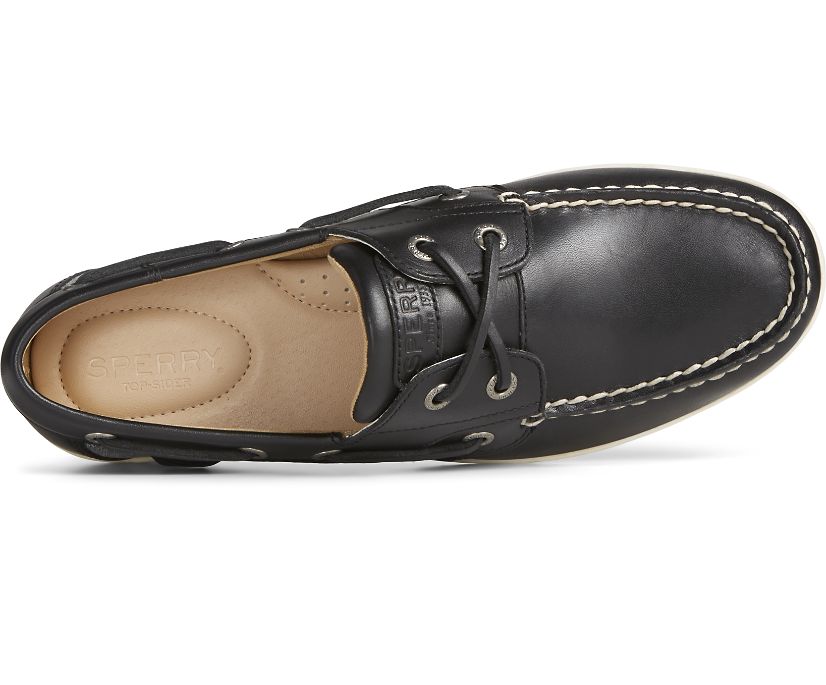 Zapatos del Barco Sperry Koifish Textured Stripe Negras | GRQLWY130