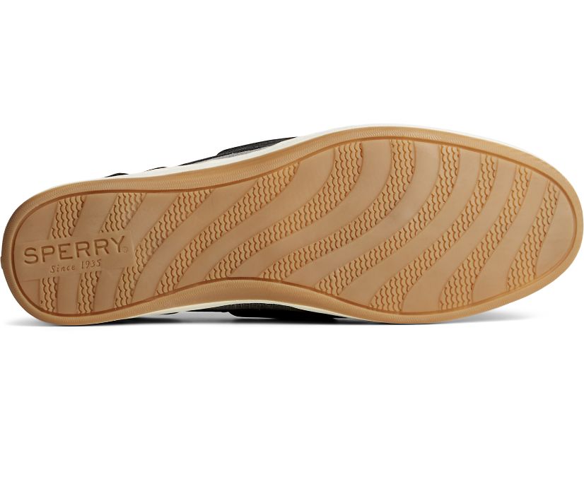 Zapatos del Barco Sperry Koifish Textured Stripe Negras | GRQLWY130