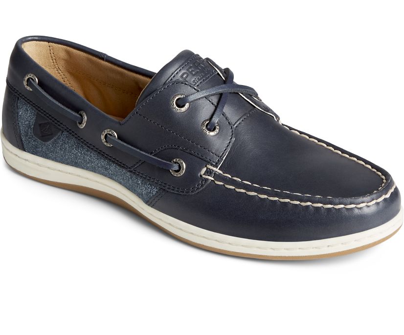 Zapatos del Barco Sperry Koifish Textured Stripe Azul Marino | NXRKCG815